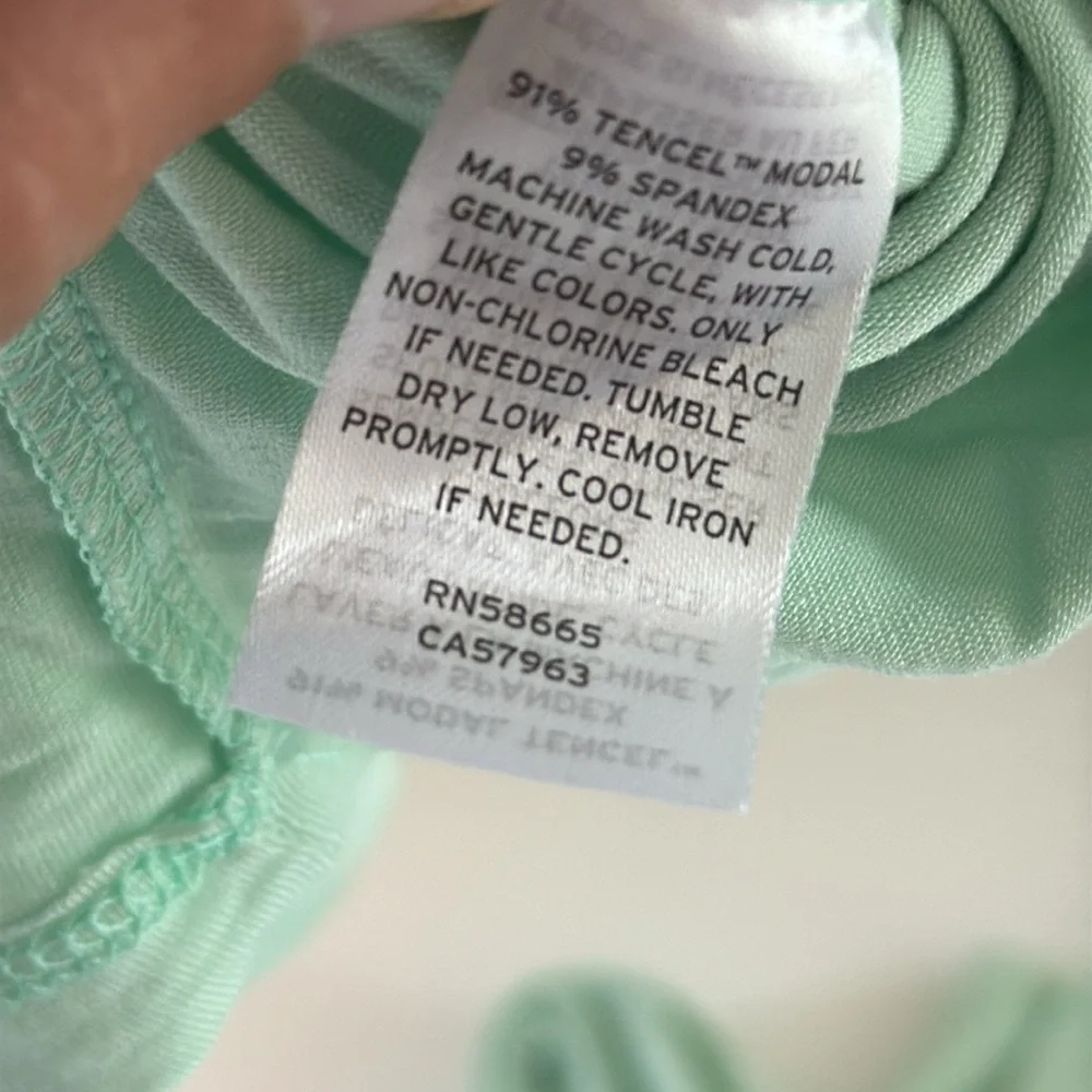 Nordstrom Light mint  Pajama Set NWT - Picture 6 of 7